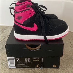 Nike Jordan toddler girl retro high top - sz 7